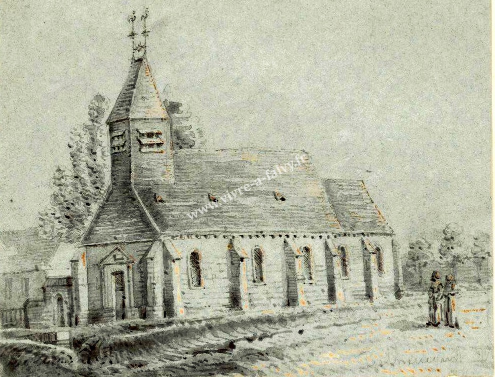 0 bethencourt eglise gravure