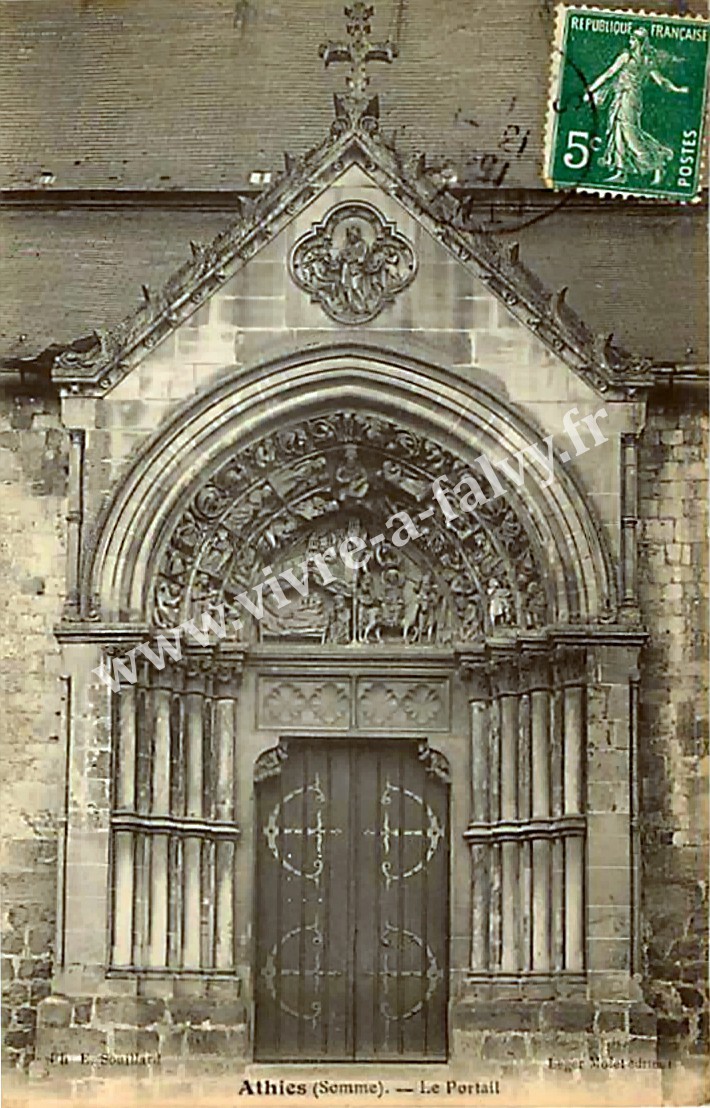 1 athies l eglise le portail