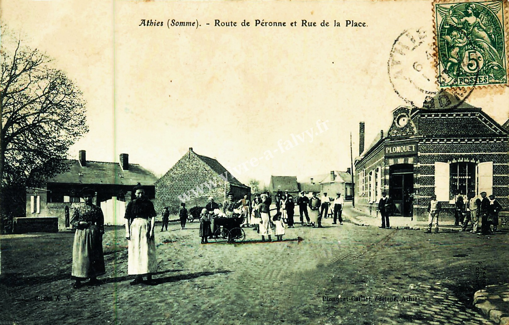 1 athies route de peronne et rue de la place