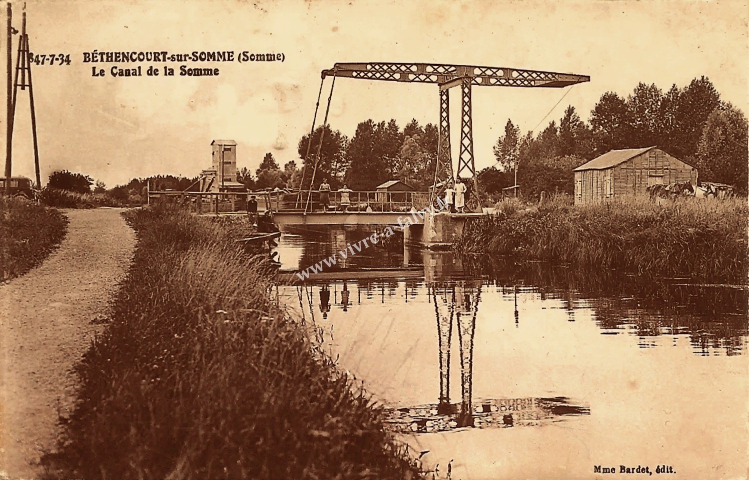 1 bethencourt sur somme le canal de la somme