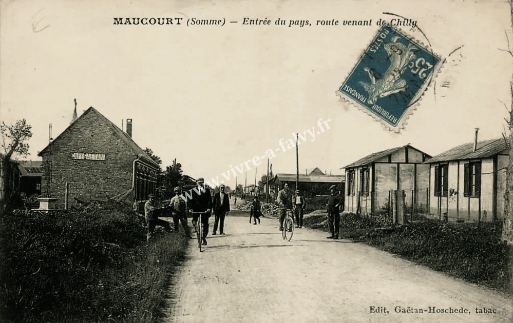 1 maucourt entred du pays route venant de chilly
