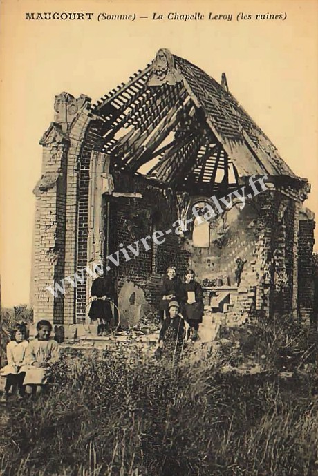 1 maucourt la chapelle leroy ruines