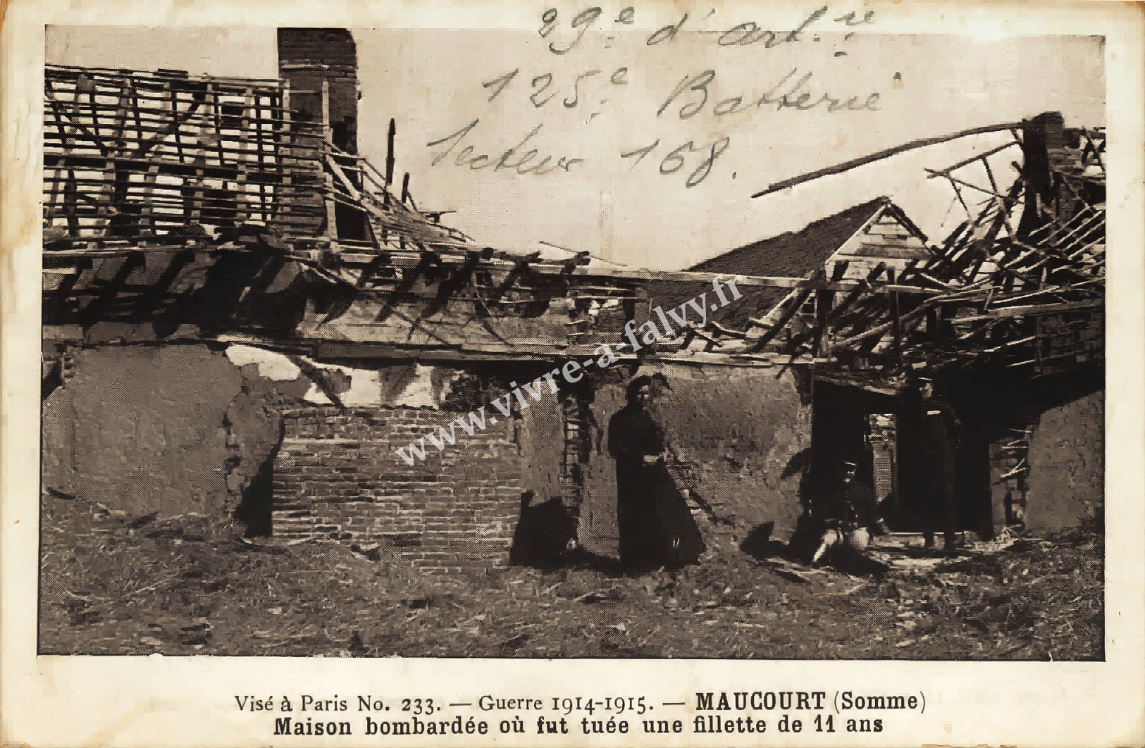 1 maucourt maison bombardee