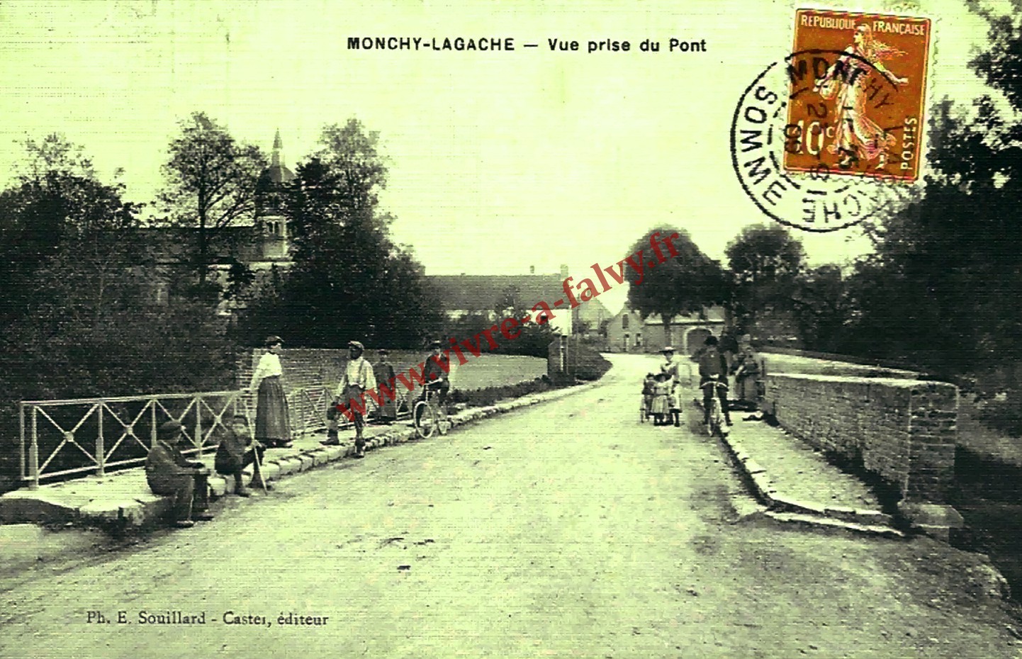 1 monchy lagache vue prise du pont 1