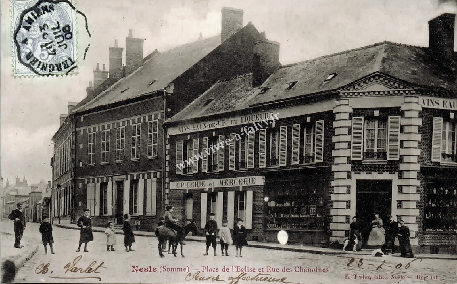1 nesle place de l eglise et rue des chanoines