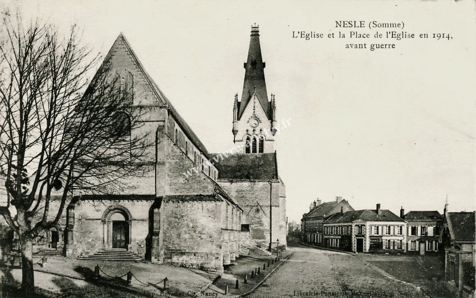 1 nesle place eglise 1914