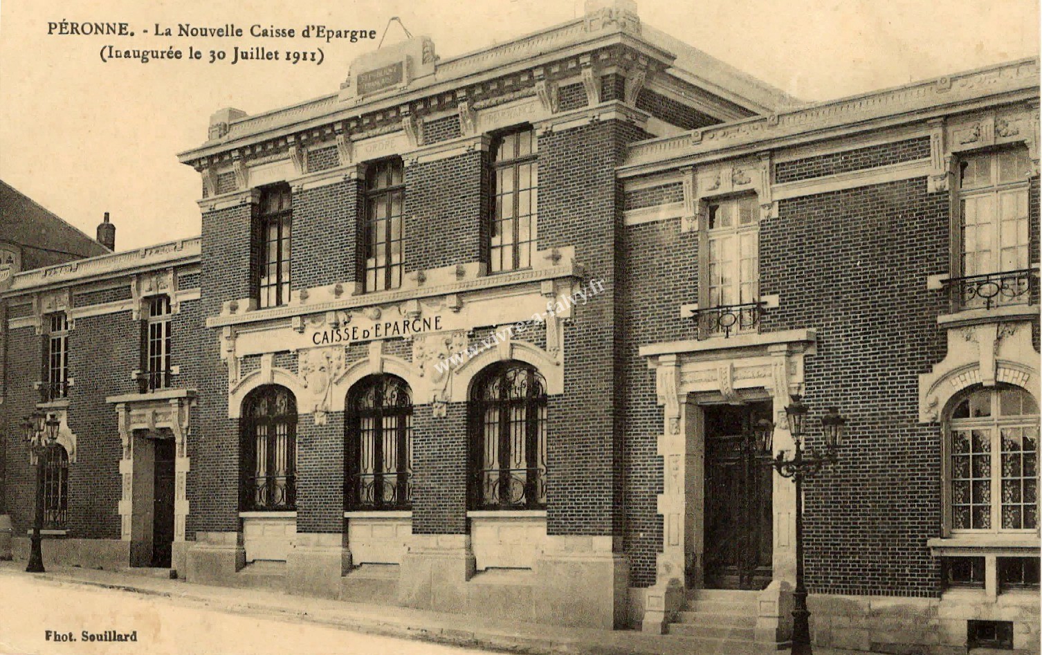 1 peronne 1911 inauguration caisse d epargne 1