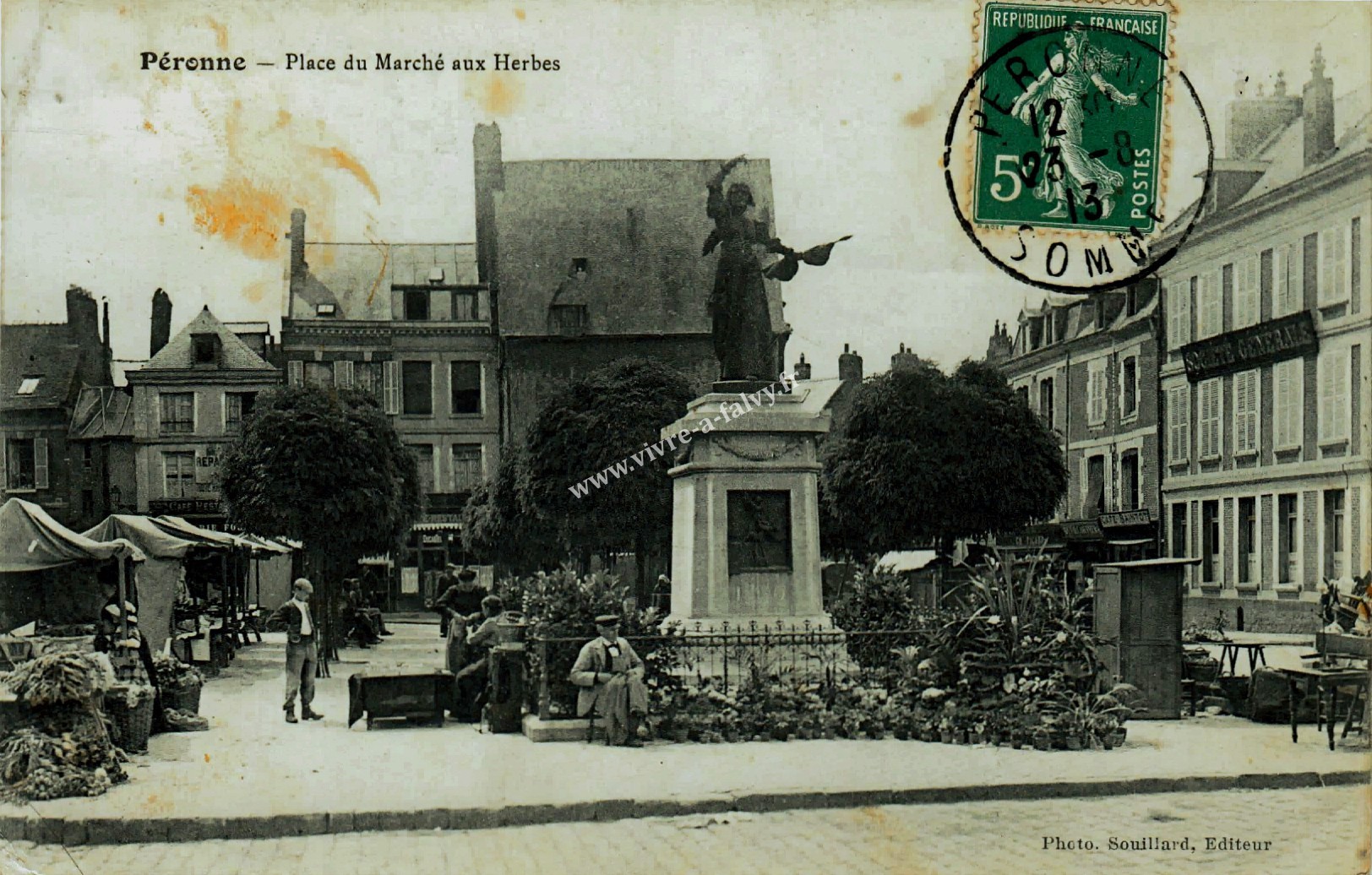 1 peronne 1913 place du marche aux herbes 4