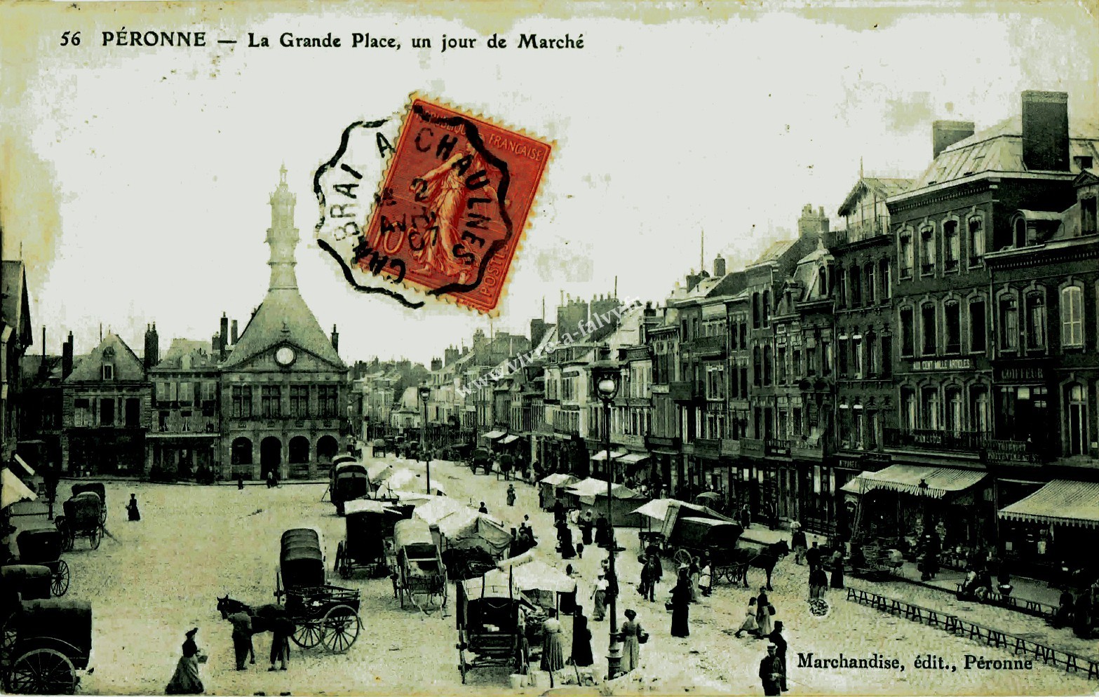 1 peronne la grande place un jour de marche 1