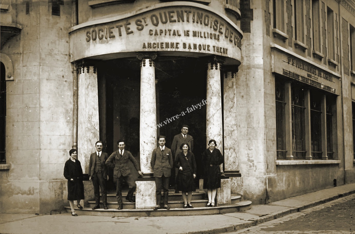 1 peronne societe saint quentinoise de credit ancienne banque thery lefebvre lacourt rue du vert muguet 1