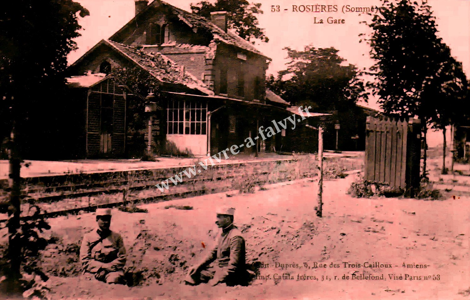 1 rosieres en santerre la gare