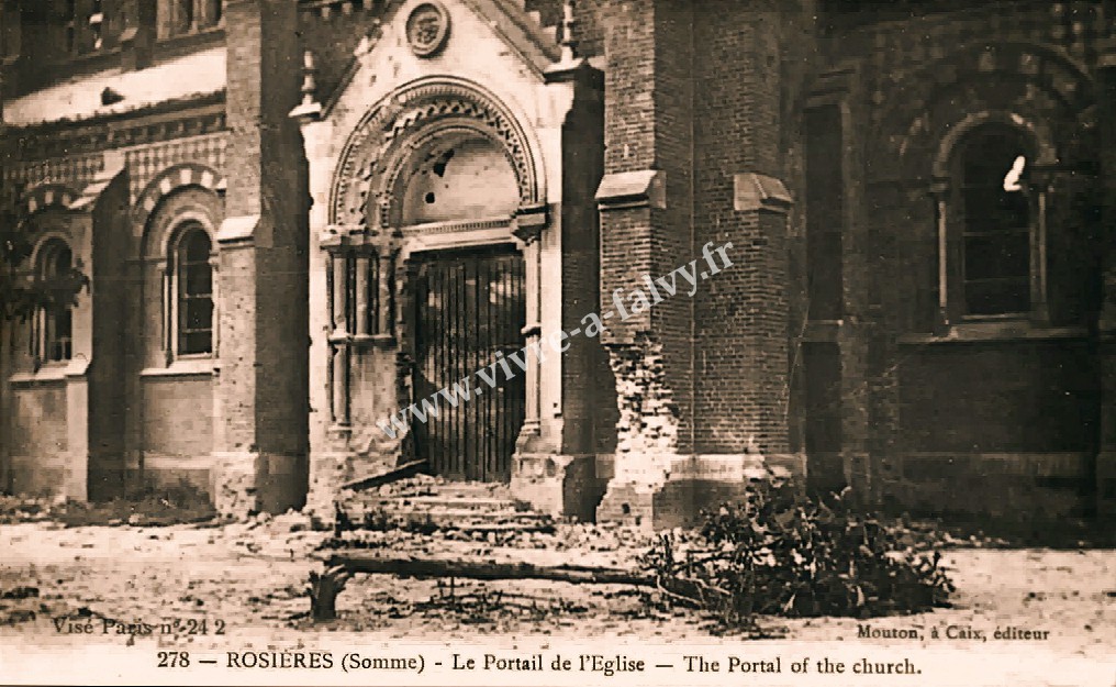 1 rosieres en santerre le portail de l eglise