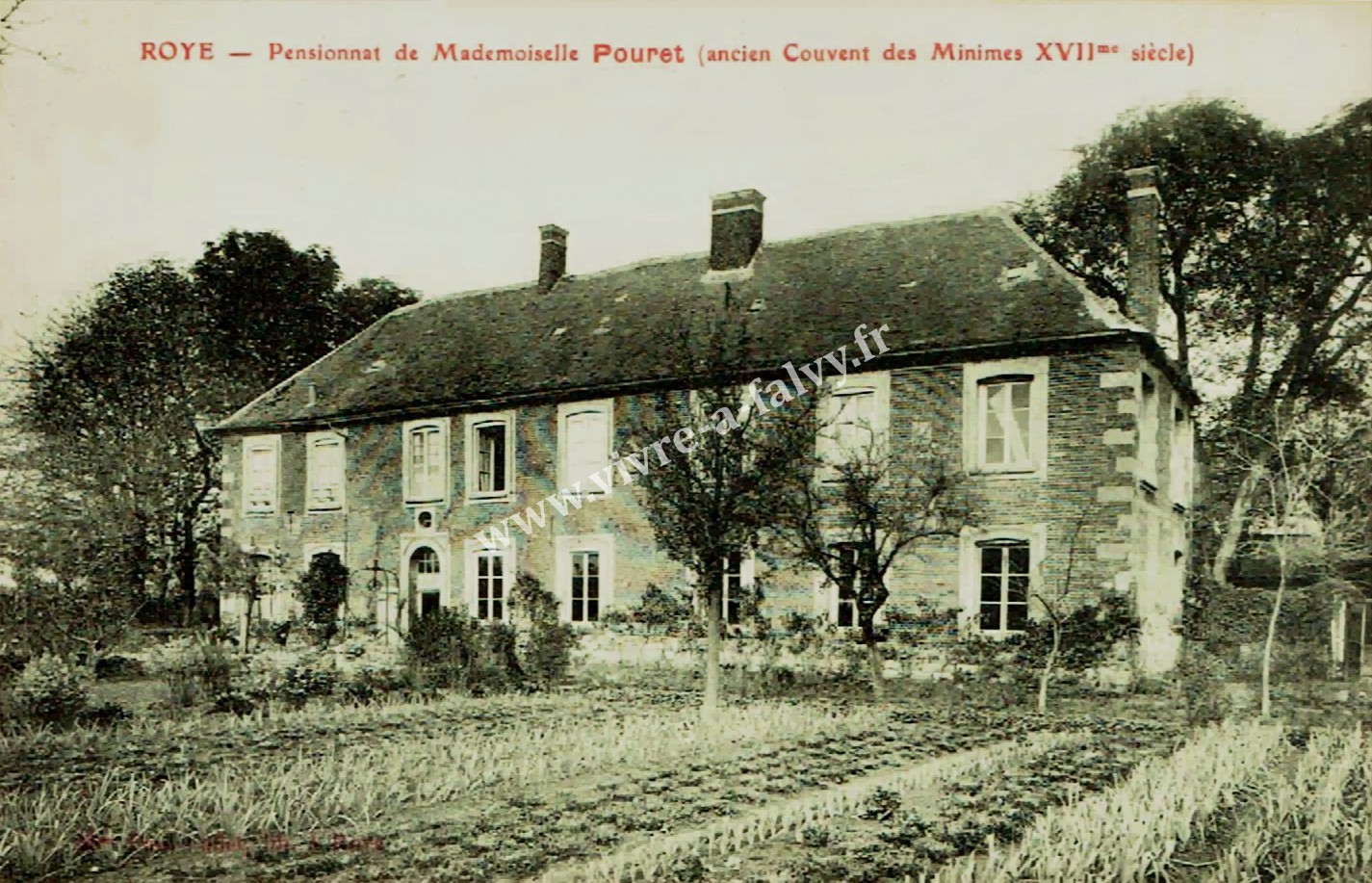 1 roye ancien couvent des minimes pensionnat melle pouret