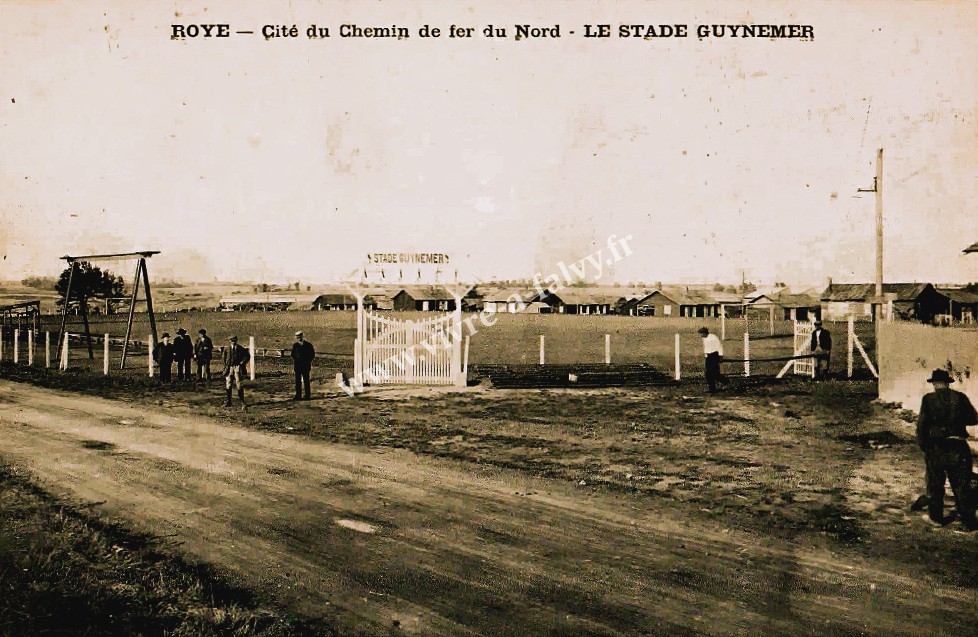 1 roye cite du chemin de fer du nord le stade guynemer