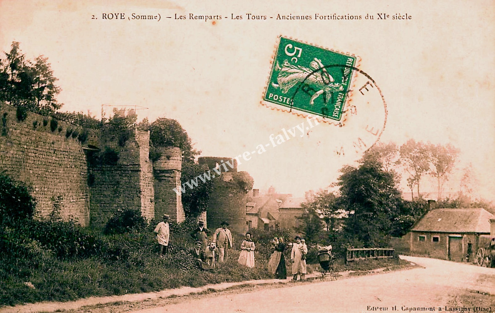 1 roye les remparts les tours anciennes fortifications xie s