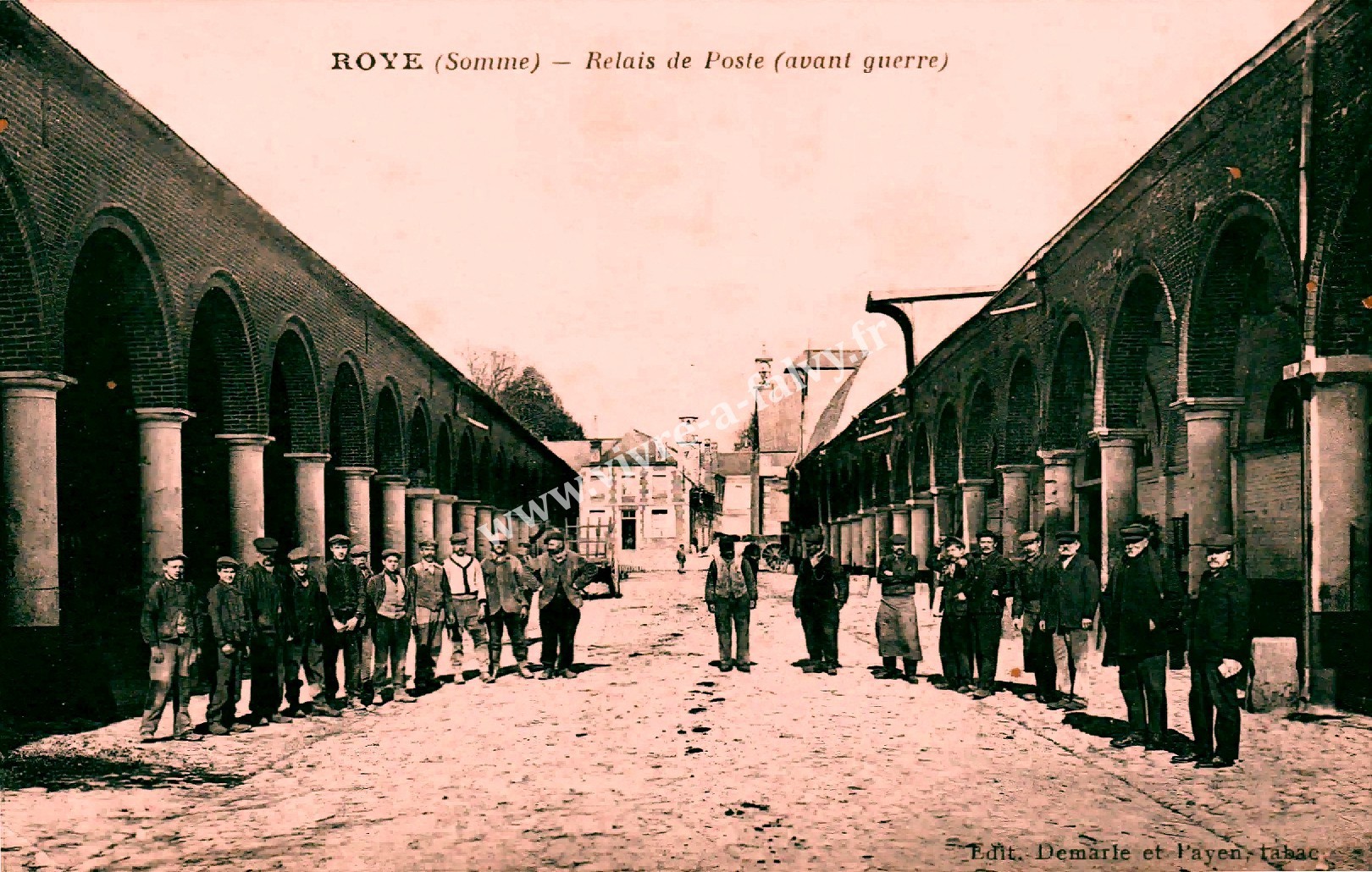 1 roye relais de poste avant guerre 