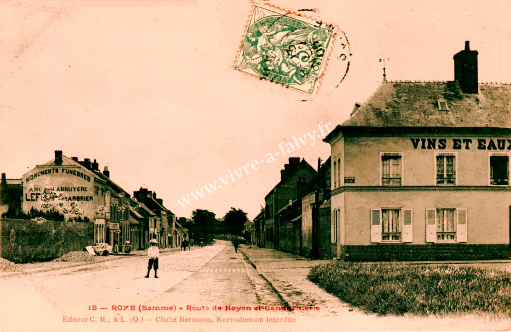1 roye route de noyon et gendarmerie