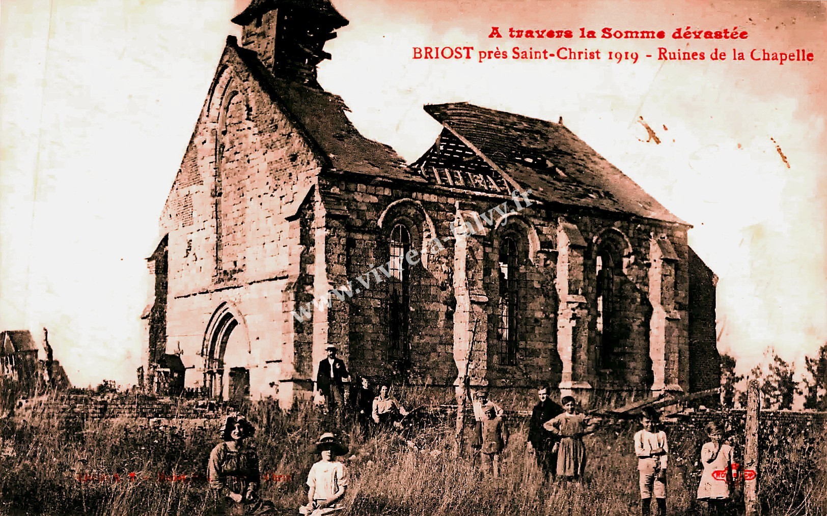 1 saint christ ruines de la chapelle briost 1919 