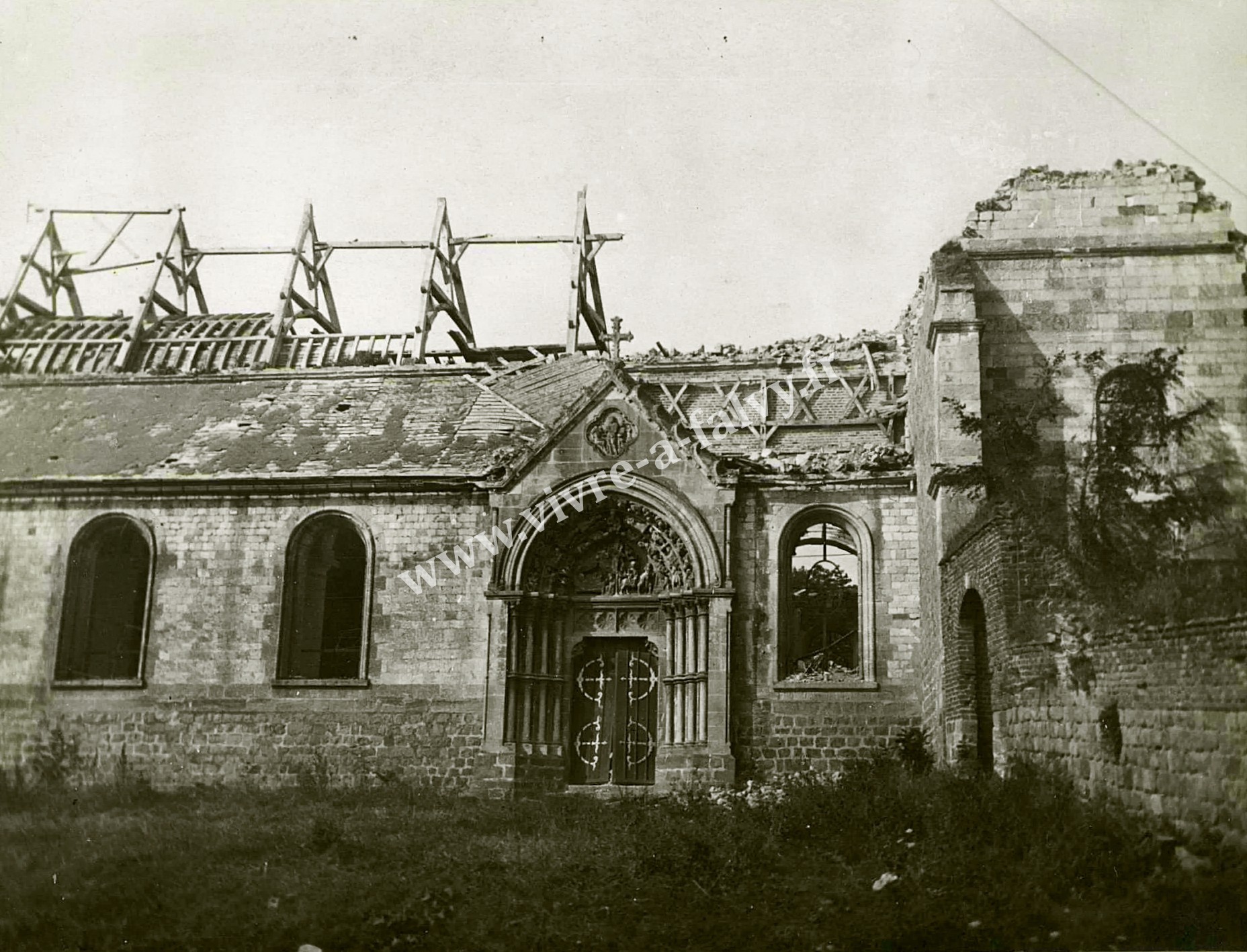 2 athies l eglise septembre 1917 