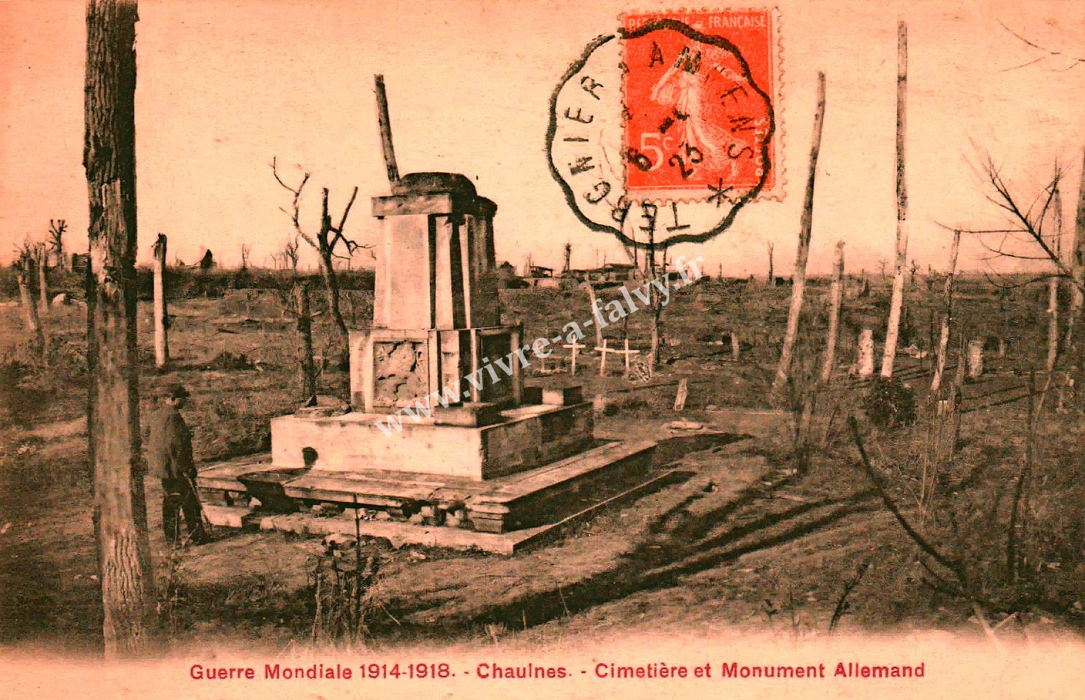 2 chaulnes cimetiere monument allemand