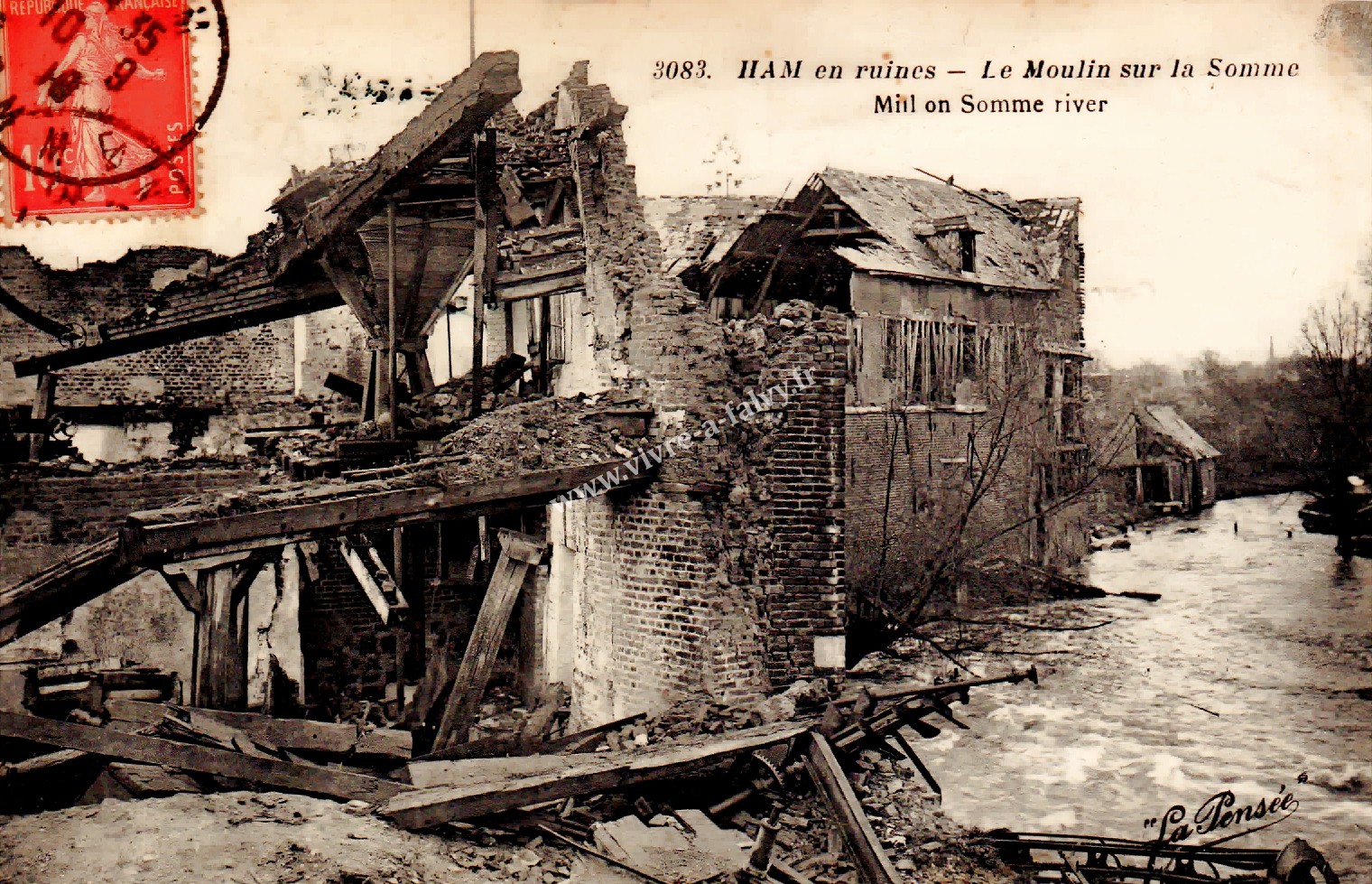2 ham le moulin sur la somme ruines