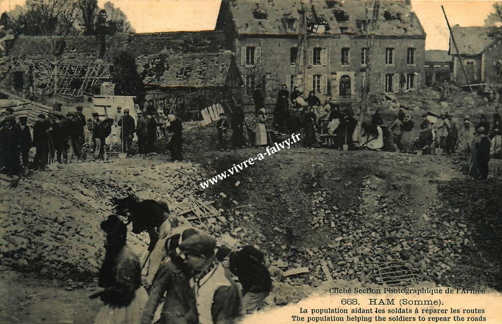 2 ham population soldats reparation routes