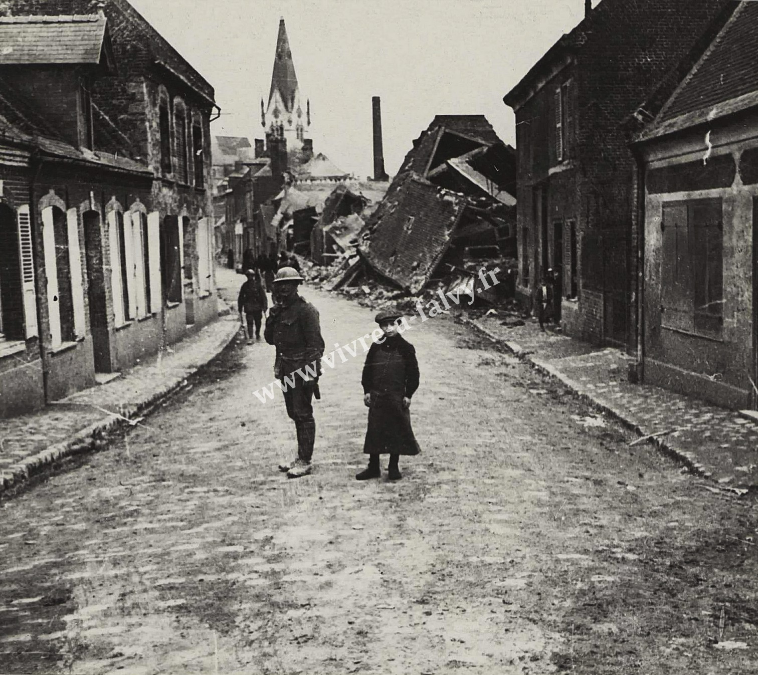 2 nesle un coin de la ville 19 03 1917