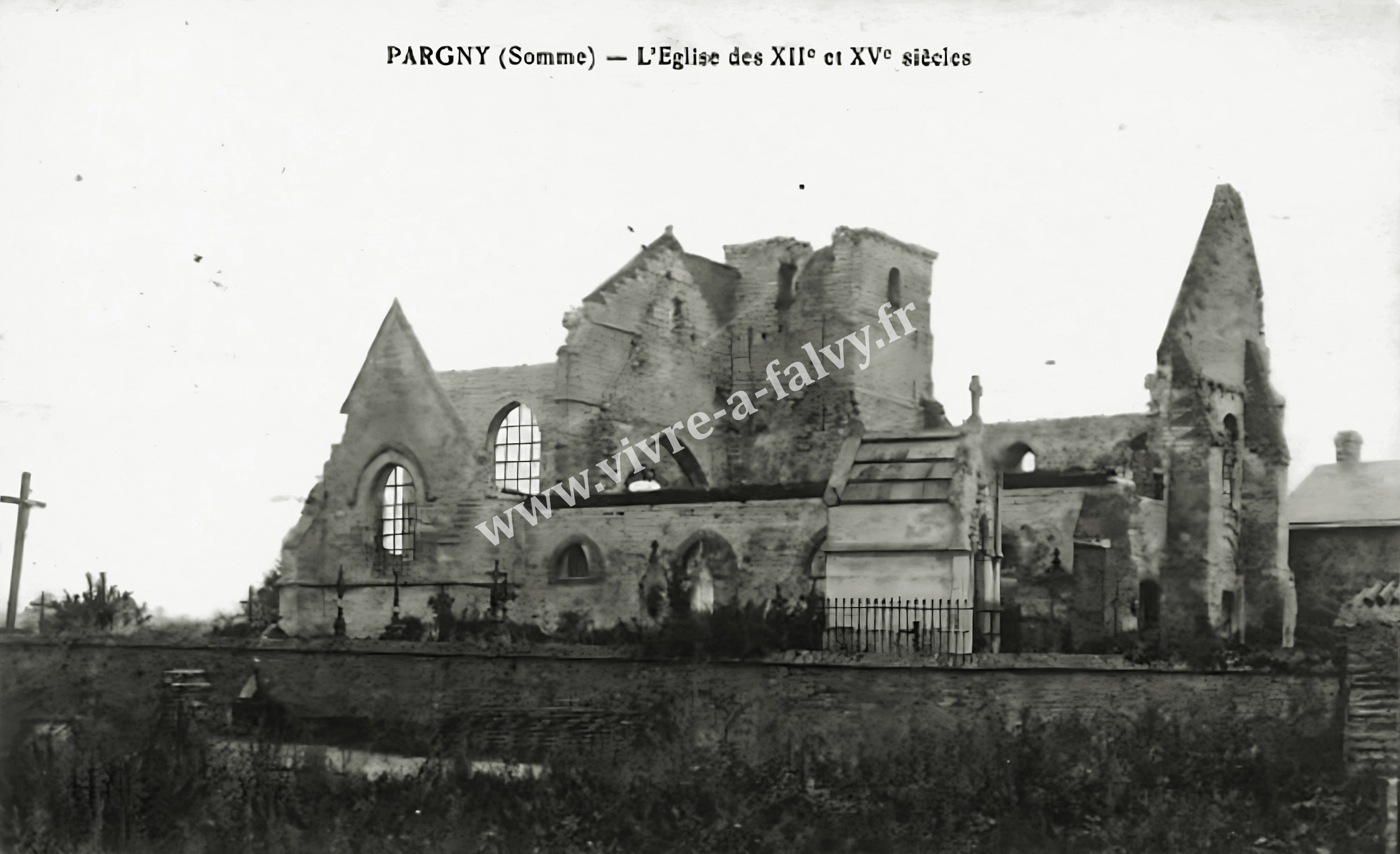 2 pargny ruines de l eglise cimetiere 2