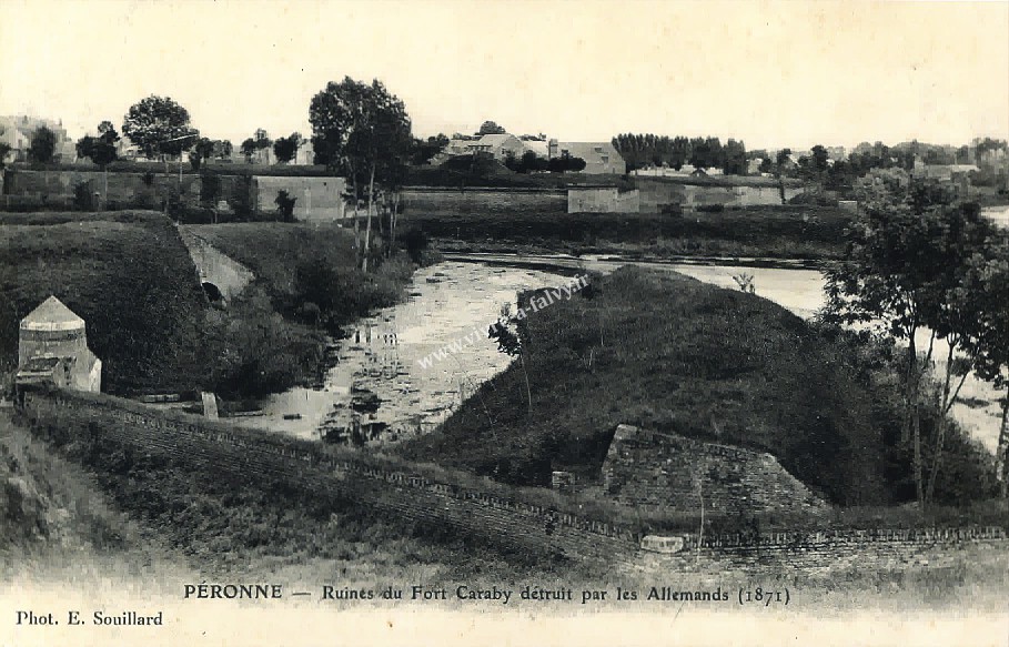2 peronne 1871 ruines du fort caraby 1