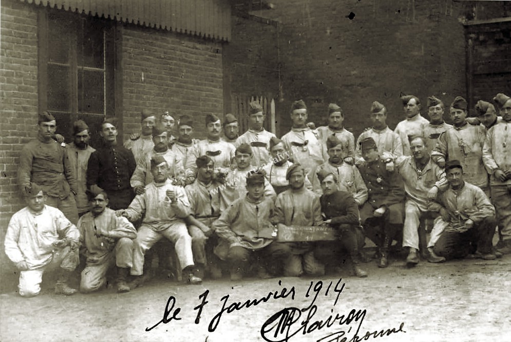 2 peronne 1914 soldats janvier 1915