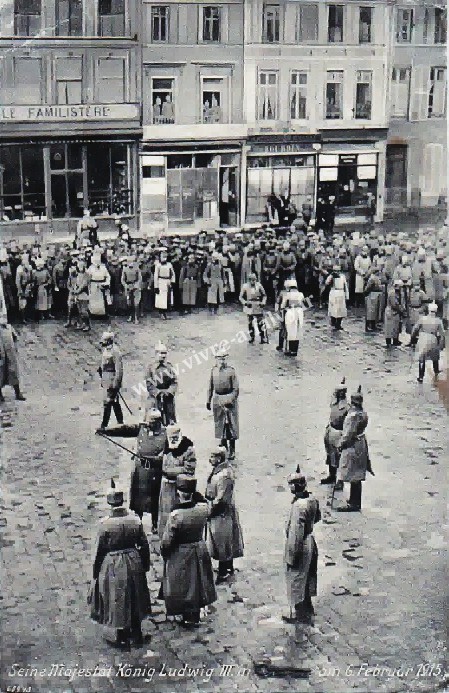 2 peronne 1915 majestat konig ludwig iii in peronne am 6 februar 1915 k b 24 inf regt 2