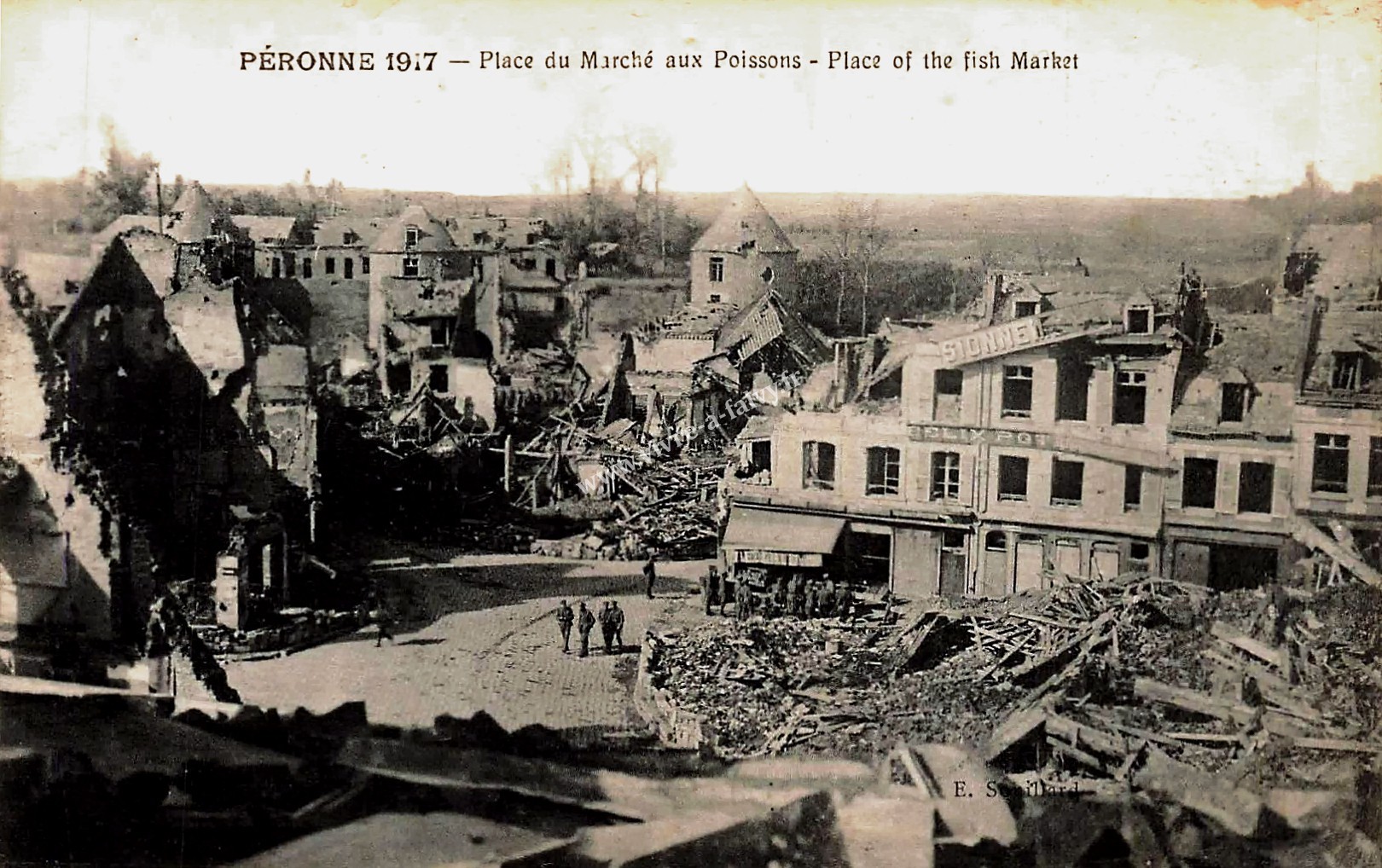 2 peronne 1917 place du marche aux poissons 3