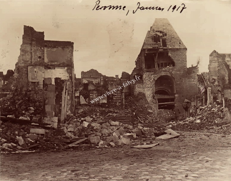 2 peronne 1917 une vue soldat allemand janvier 1917 1