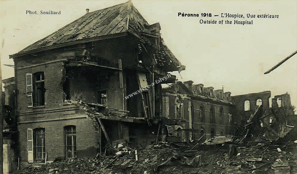 2 peronne 1918 l hospice vue exterieure 1
