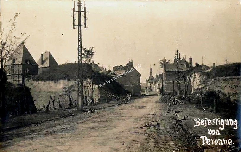 2 peronne befestigung von peronne rue du village grande guerre 1