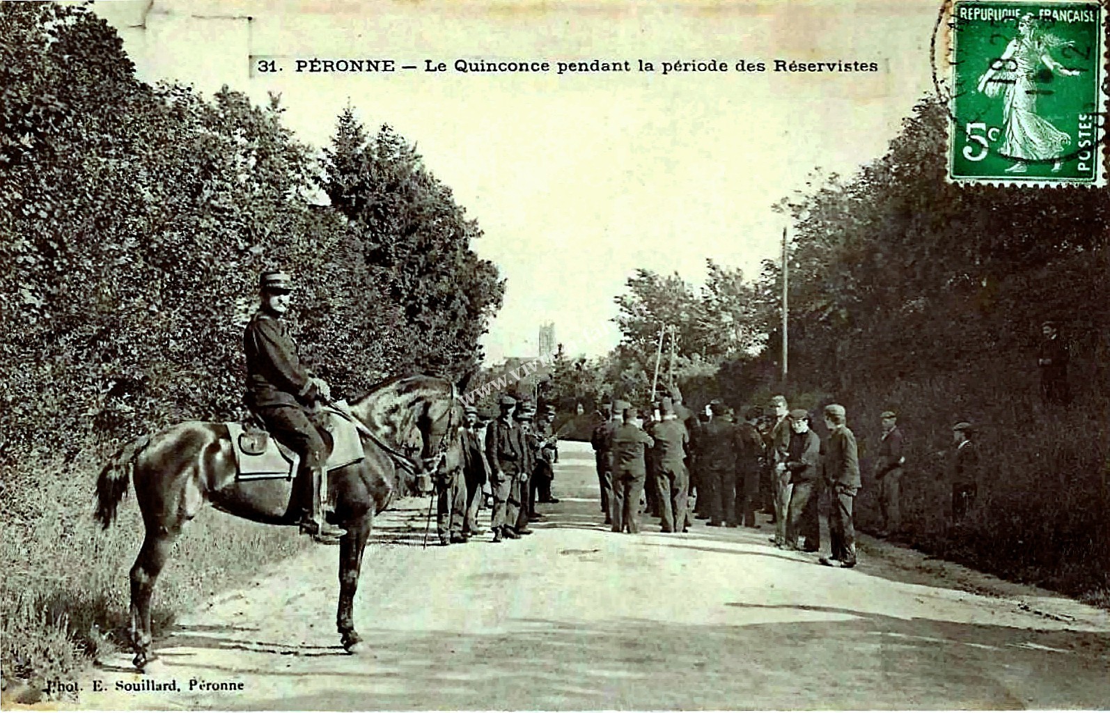 2 peronne le quinconce pendant la periode des reservistes 1