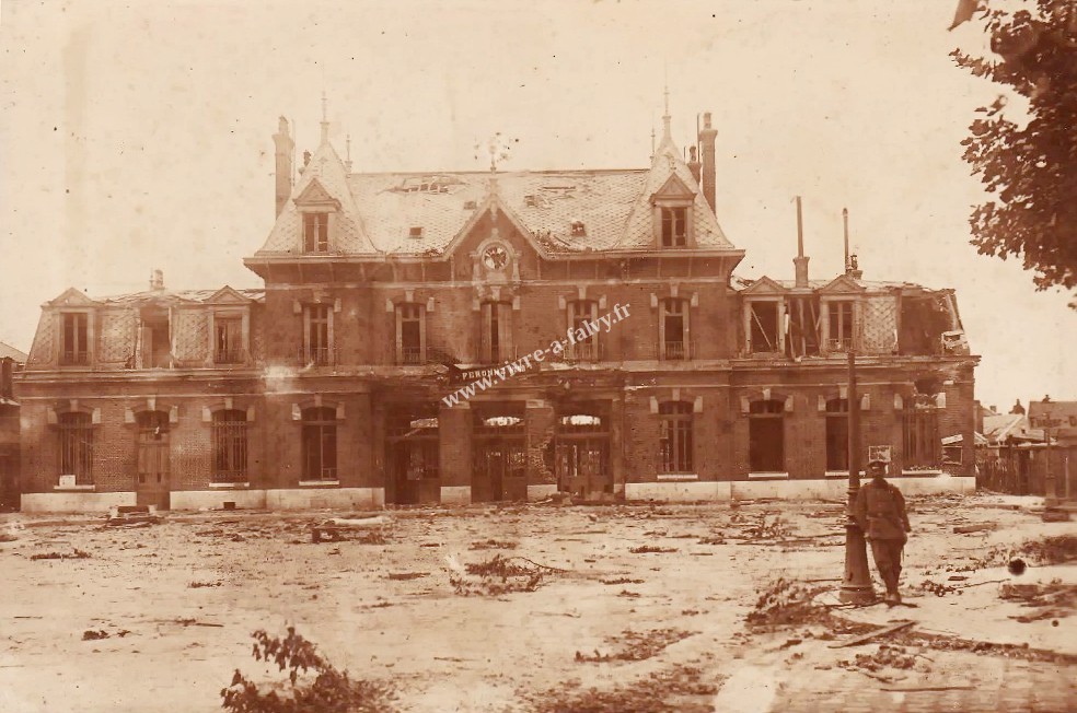 2 peronne militaire allemand la gare bahnhof 1