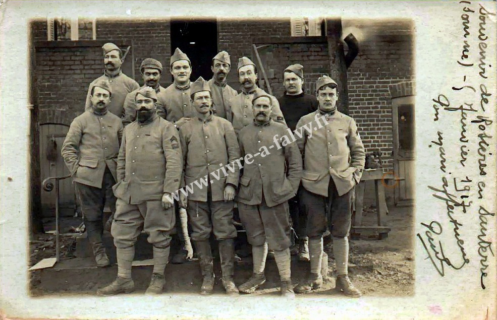 2 rosieres en santerre 1917 militaires