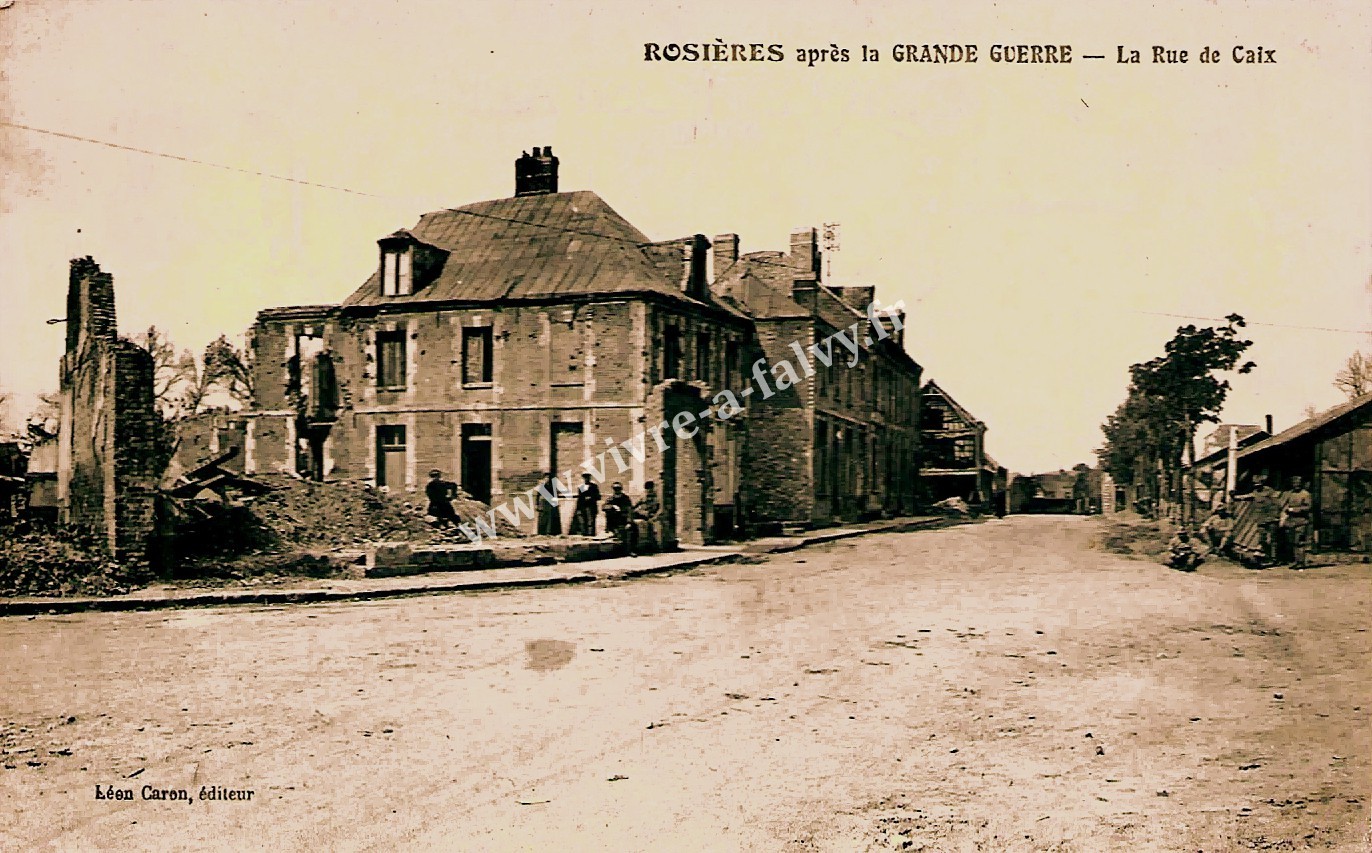 2 rosieres en santerre la rue de caix