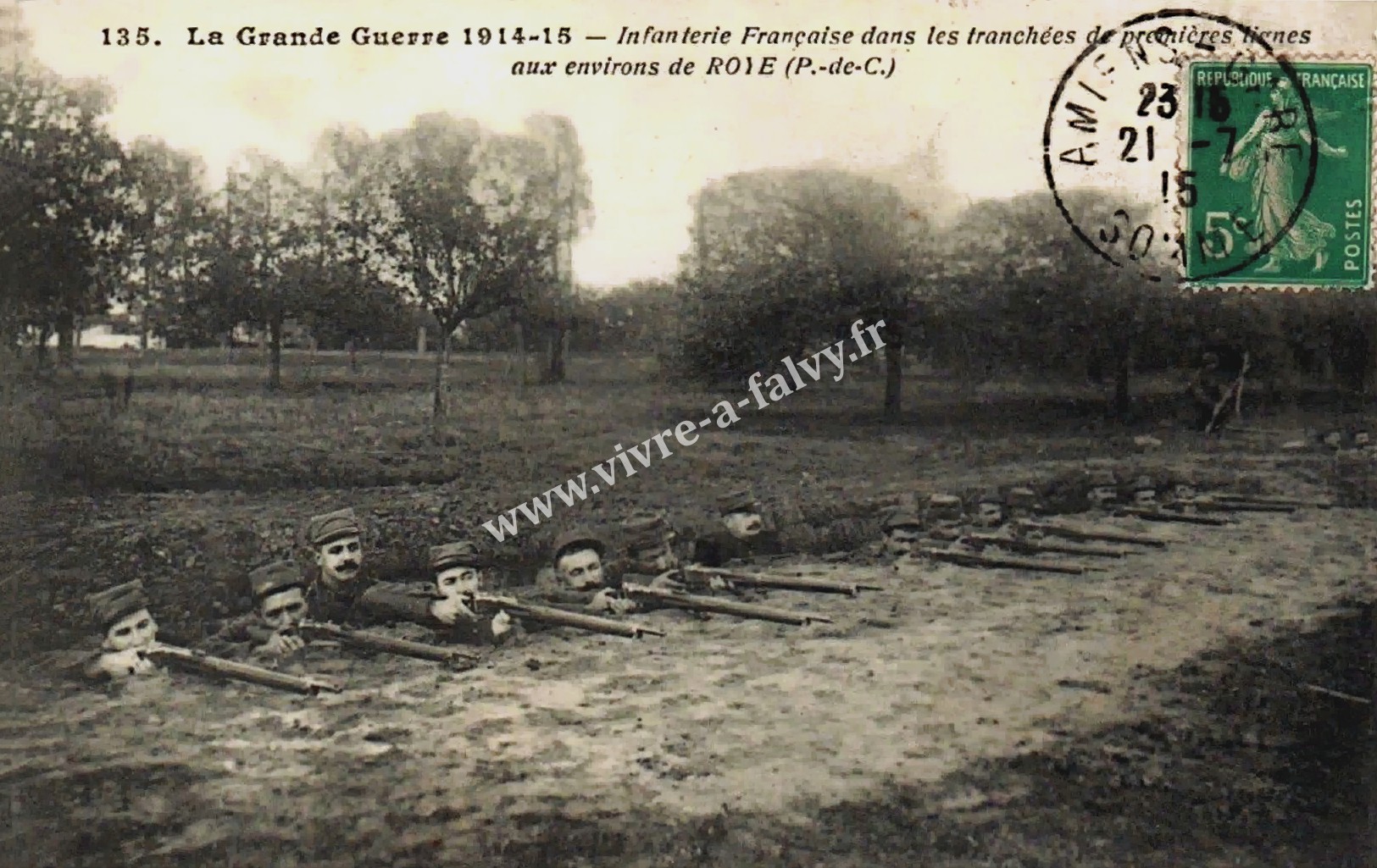 2 roye infanterie francaise tranchees 1ere lignes