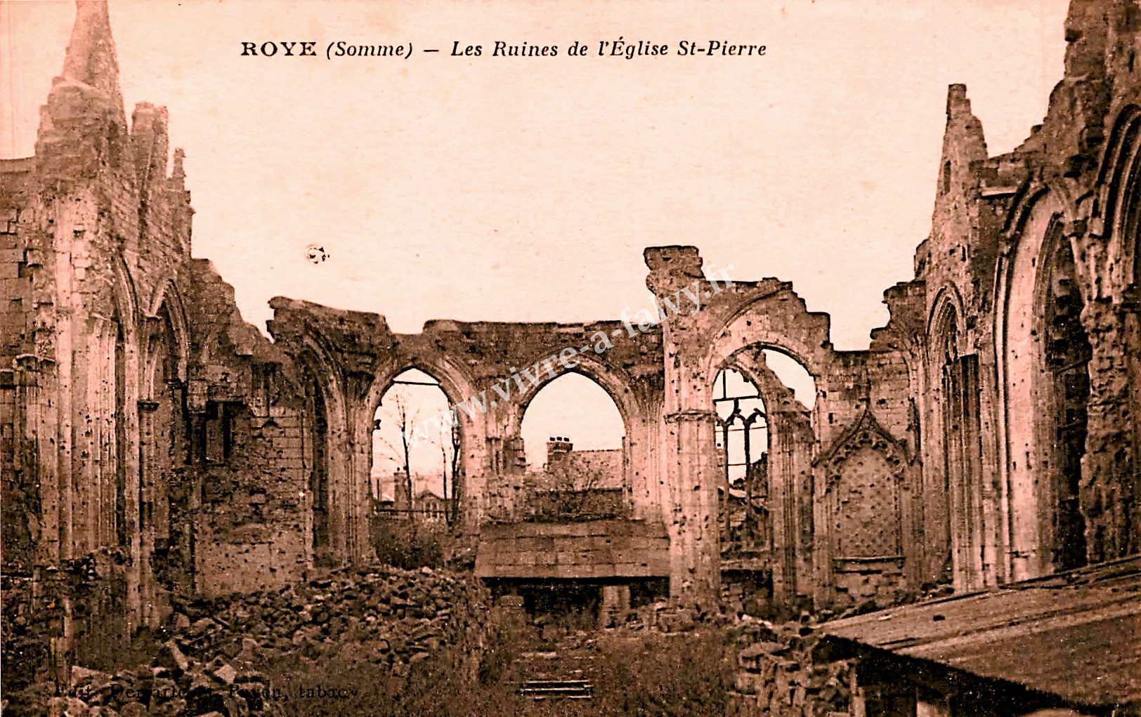 2 roye les ruines de l eglise st pierre