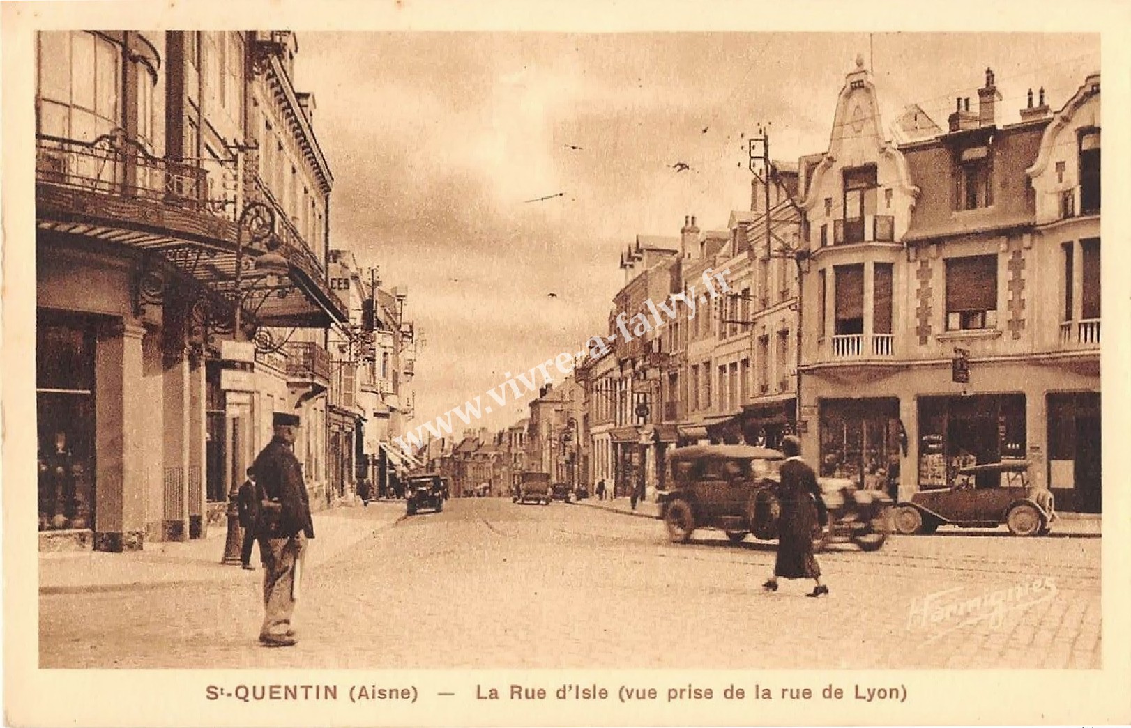 2 saint quentin la rue d isle vue prise de la rue de lyon 