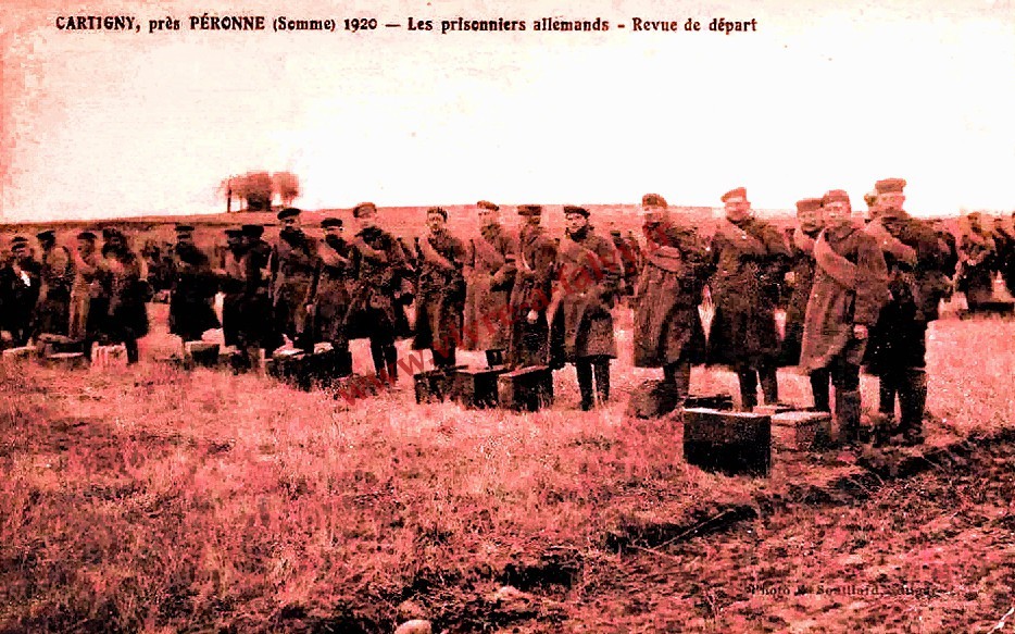 3 cartigny revue de depart prisonniers allemands