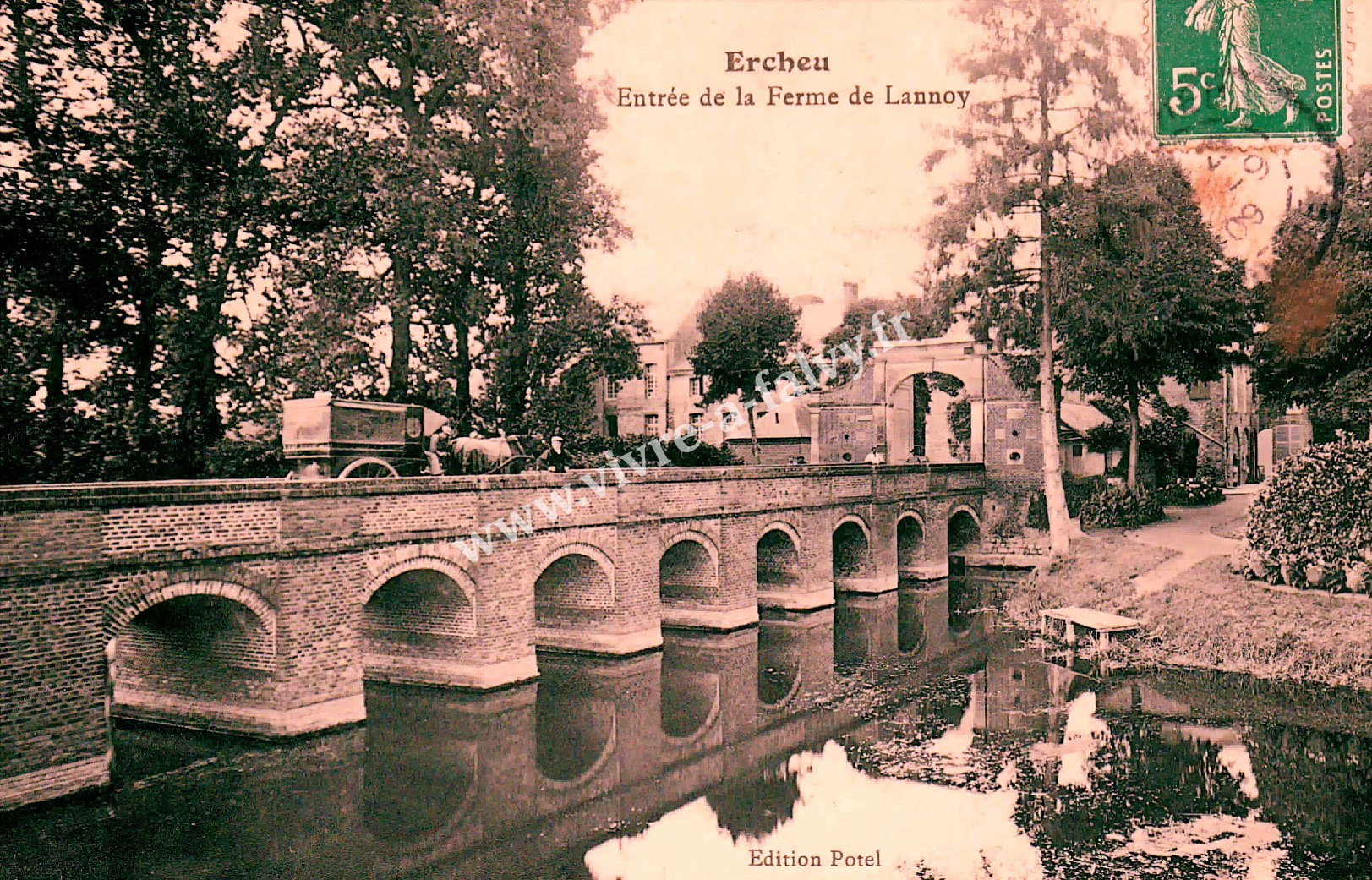 3 ercheu entree de la ferme de lannoy