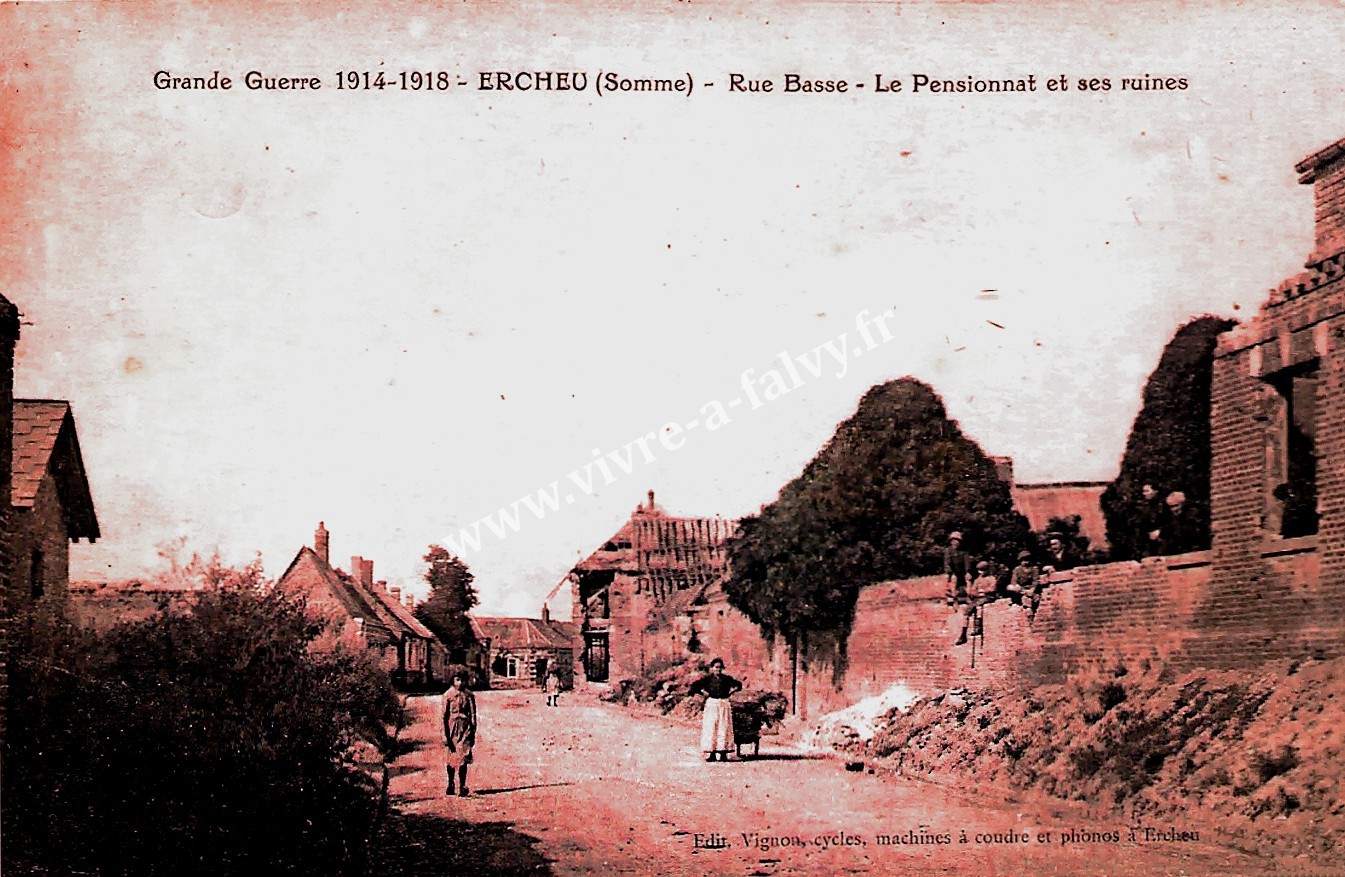 3 ercheu rue basse le pensionnat et ses ruines