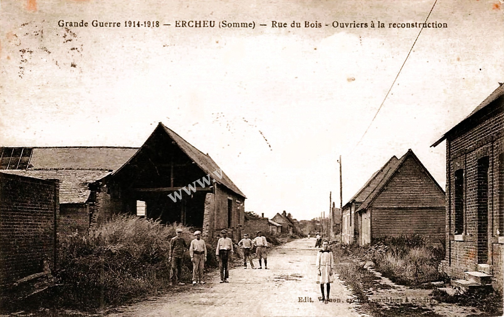 3 ercheu rue du bois ouvriers a la reconstruction