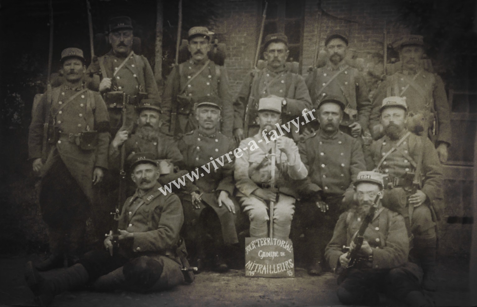 3 lihons mitrailleur 101eme rit 1915