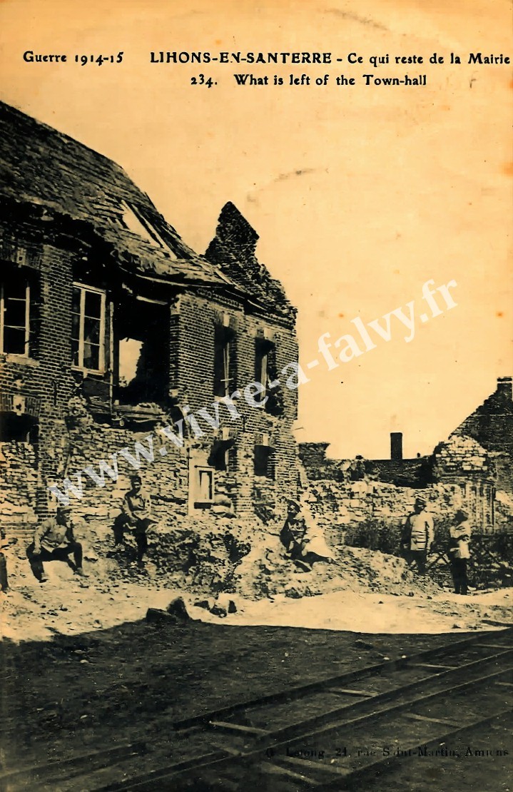 3 lihons ruines mairie