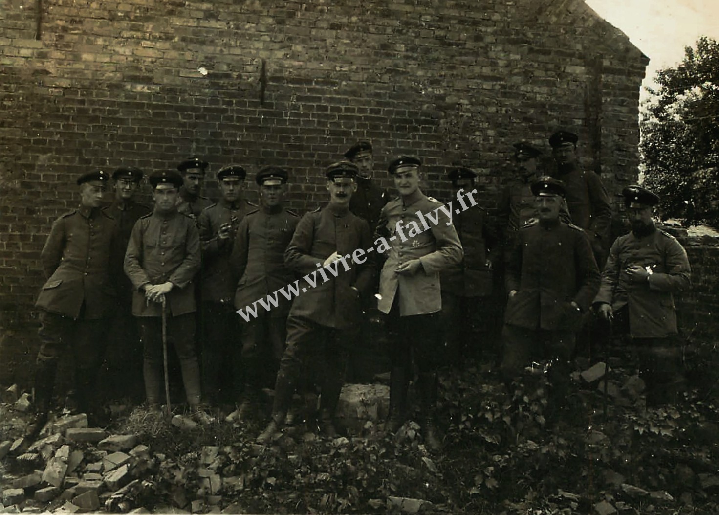 3 meharicourt soldats allemands
