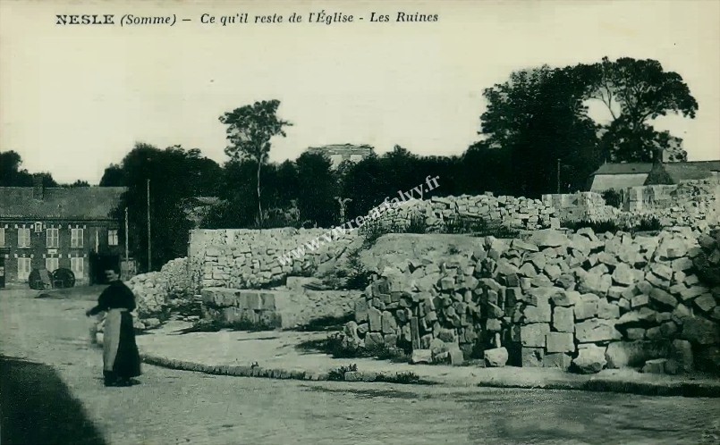 3 nesle eglise ruines